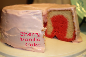 Cherry Vanilla Cake