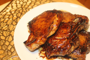 Balsamic Glazed Pork Chops