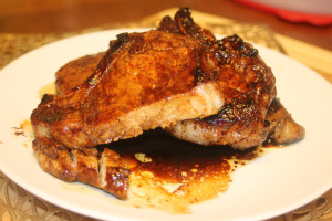 Balsamic Glazed Pork Chops