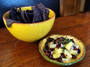 Pineapple Black Bean Salsa