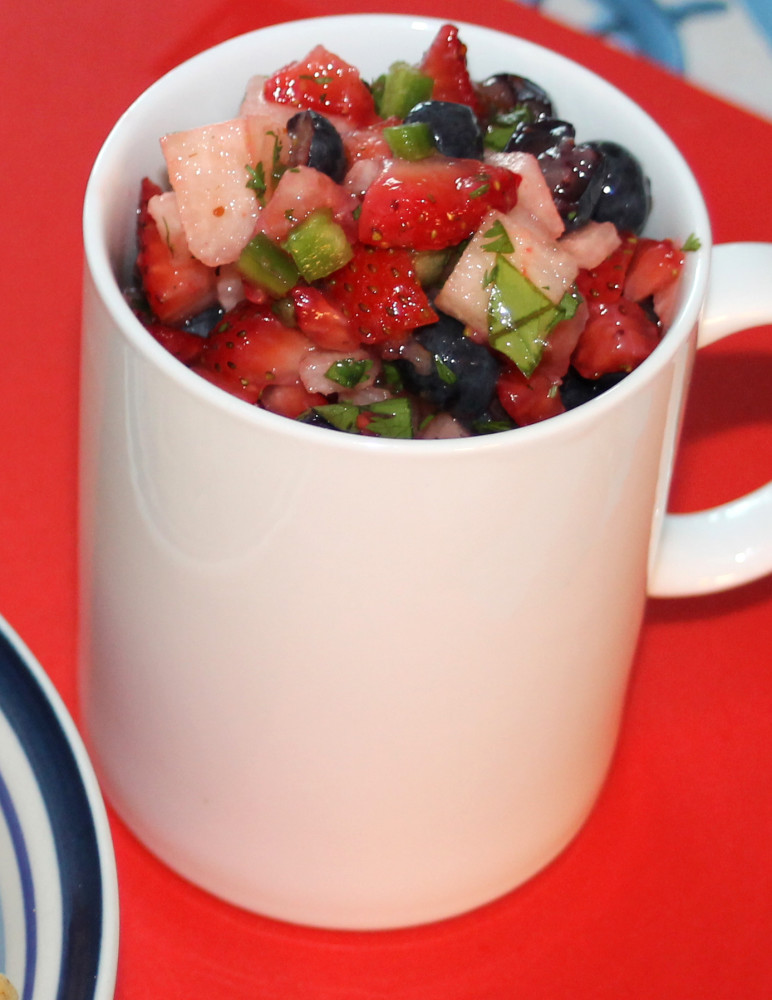 Strawberry, Blueberry & Jicama Salsa Love Food, Will Share
