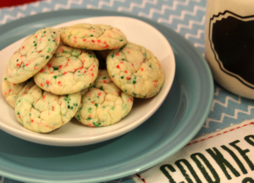 Cake Batter Cookies Recipe