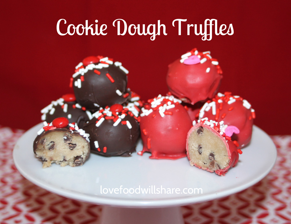 Cookie Dough Truffles Recipe No Bake Cookies Love Food, Will Share