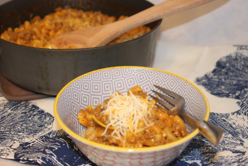 One Pan Meal Cheeseburger Macaroni