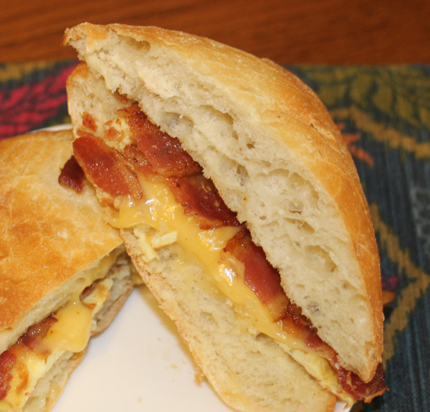 Copycat Starbuck's Bacon & Gouda Sandwich Love Food, Will Share
